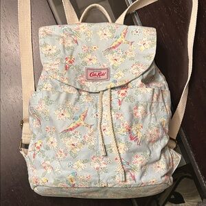 Cath Kidston Kids Blue and Cream Floral Backpack